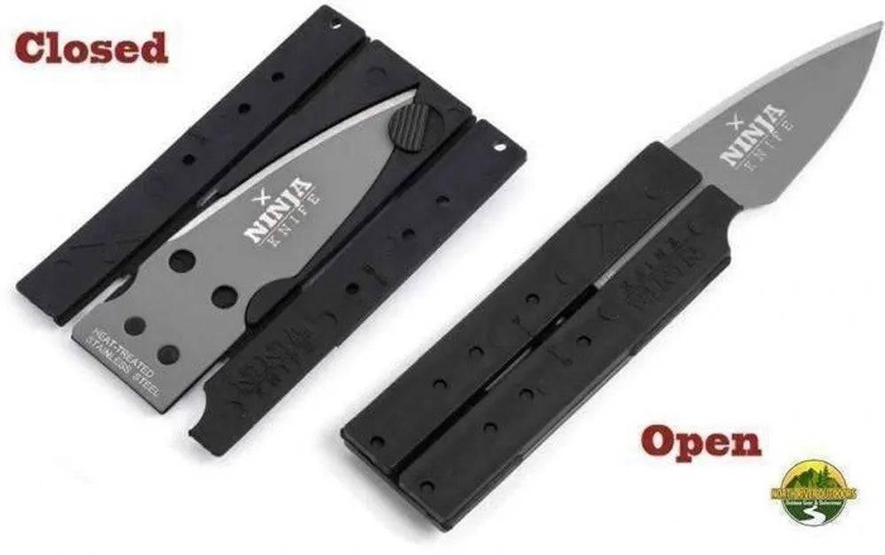 Ninja Credit Card Foldable Knife - NORTH RIVER OUTDOORS