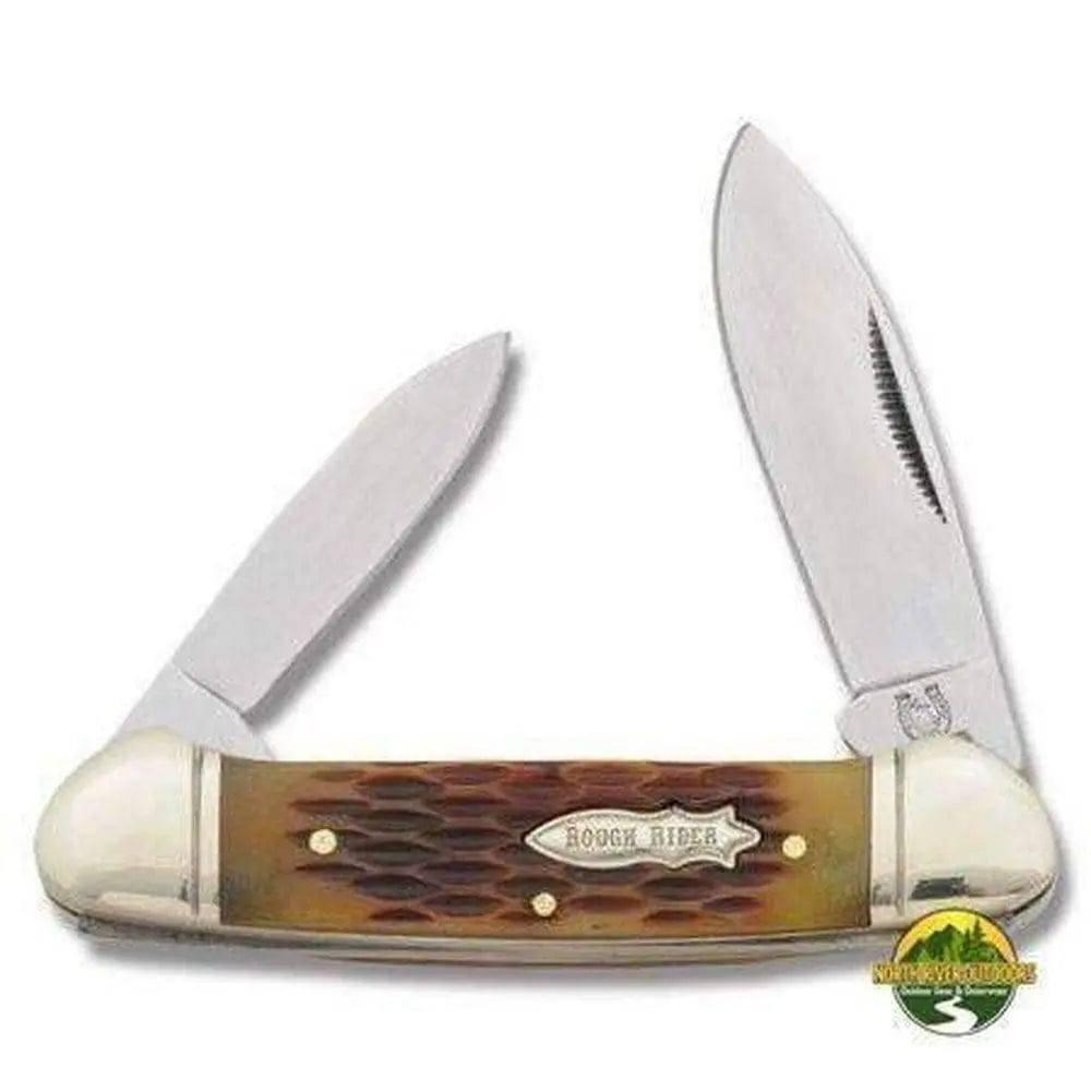 Rough Rider Canoe with Brown Jigged Bone Handle - NORTH RIVER OUTDOORS