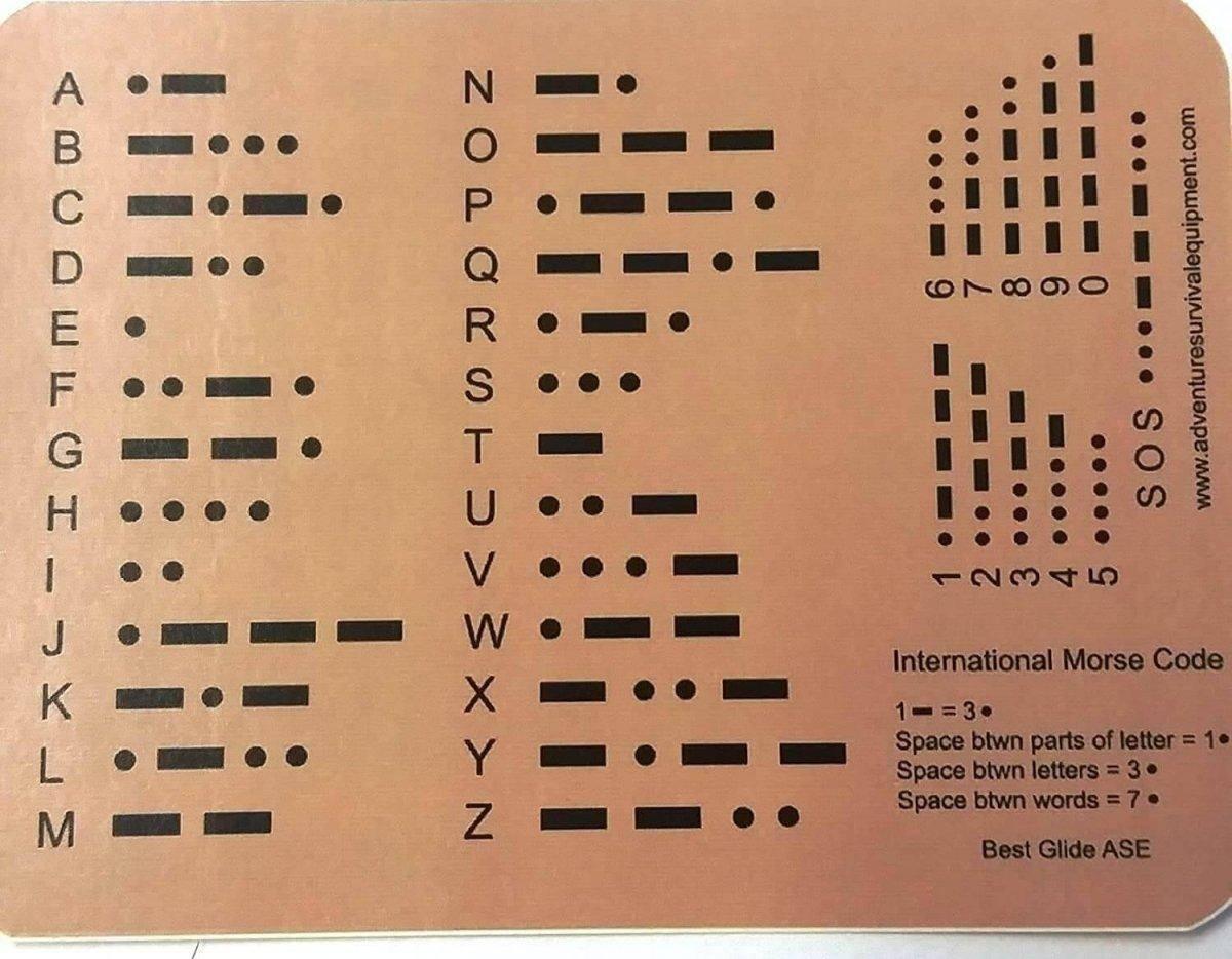 Best Glide ASE Survival Tips Information Stickers - NORTH RIVER OUTDOORS