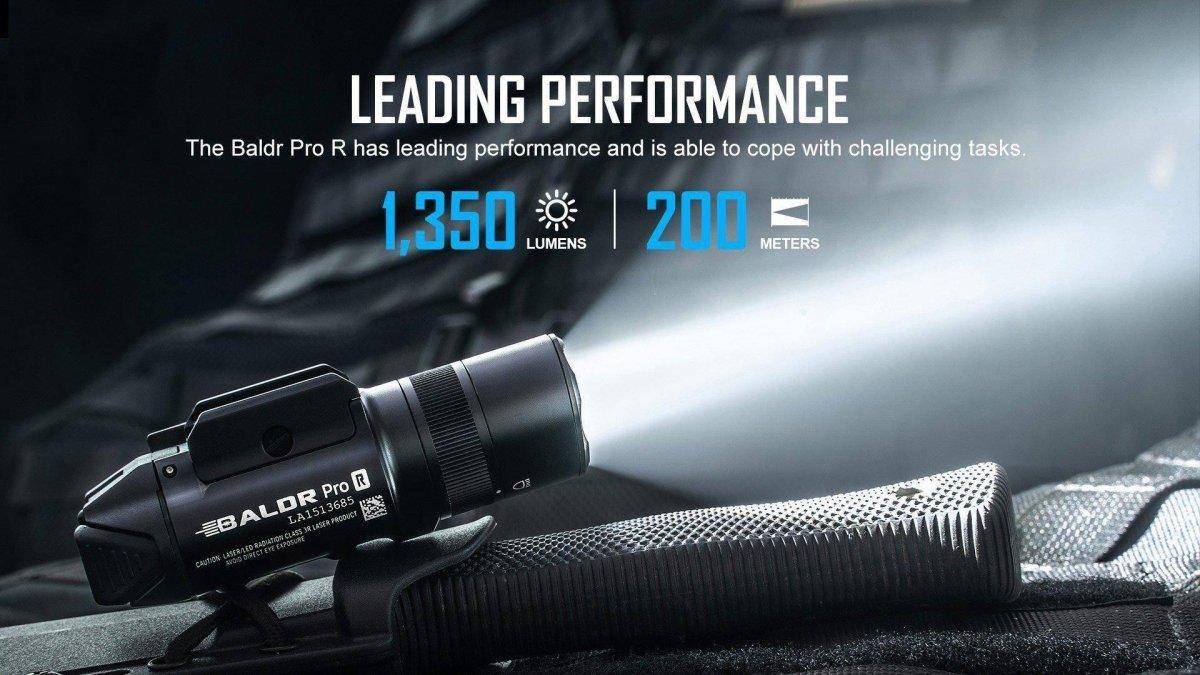 Olight Baldr Pro R Rechargeable Flashlight with GL beam - NORTH RIVER OUTDOORS
