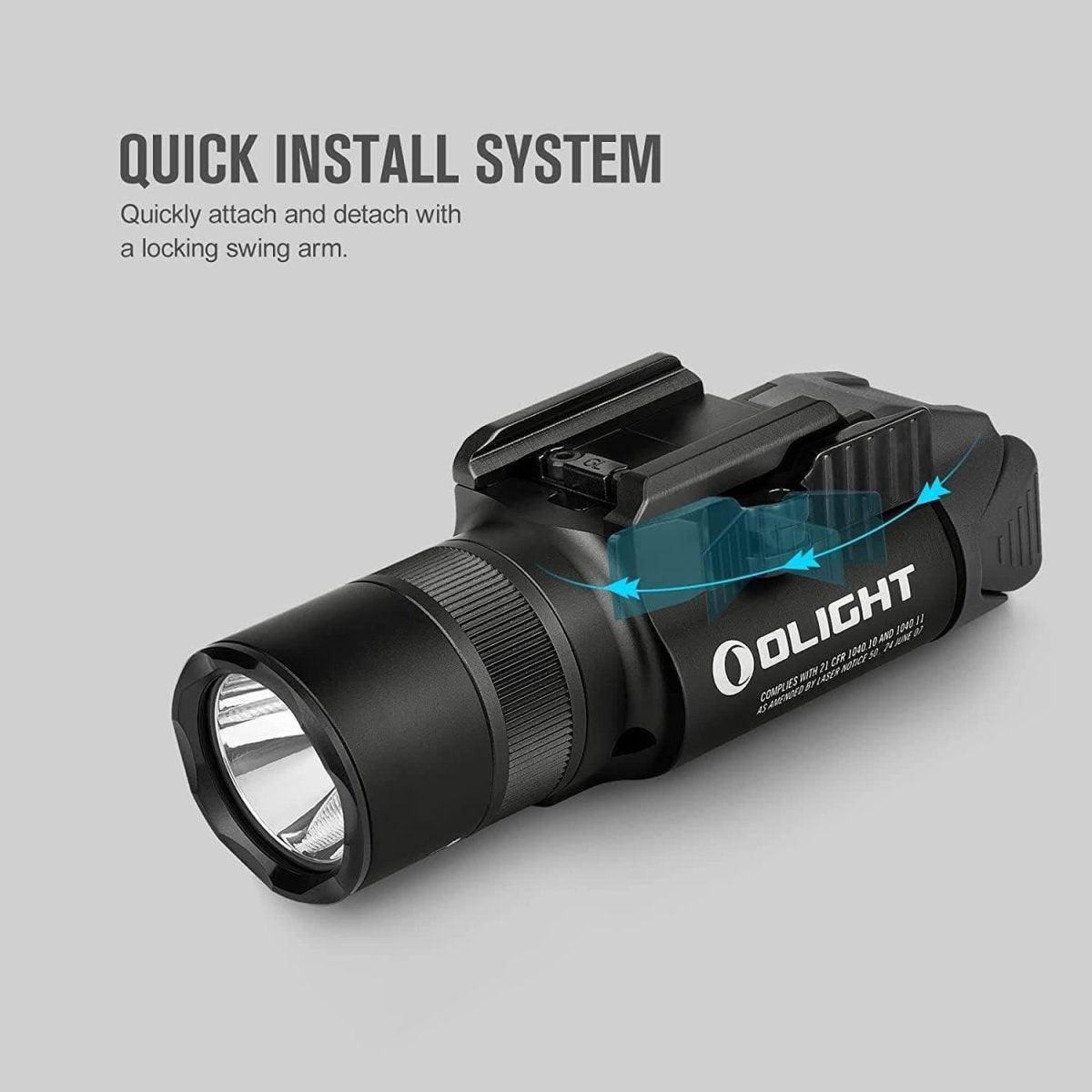 Olight Baldr Pro R Rechargeable Flashlight with GL beam - NORTH RIVER OUTDOORS