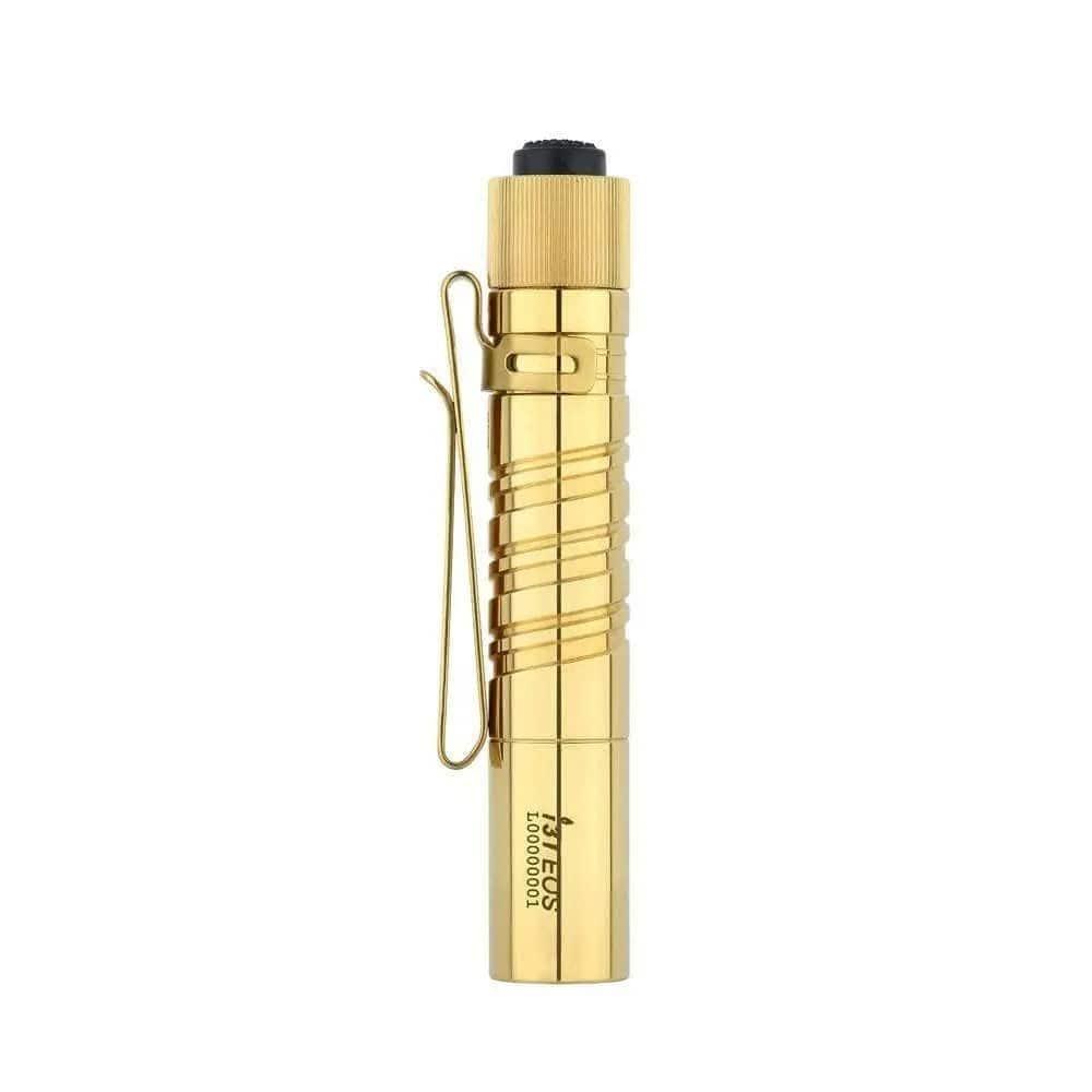 Olight i3T EOS Brass Flashlight (Limited Edition) - NORTH RIVER OUTDOORS