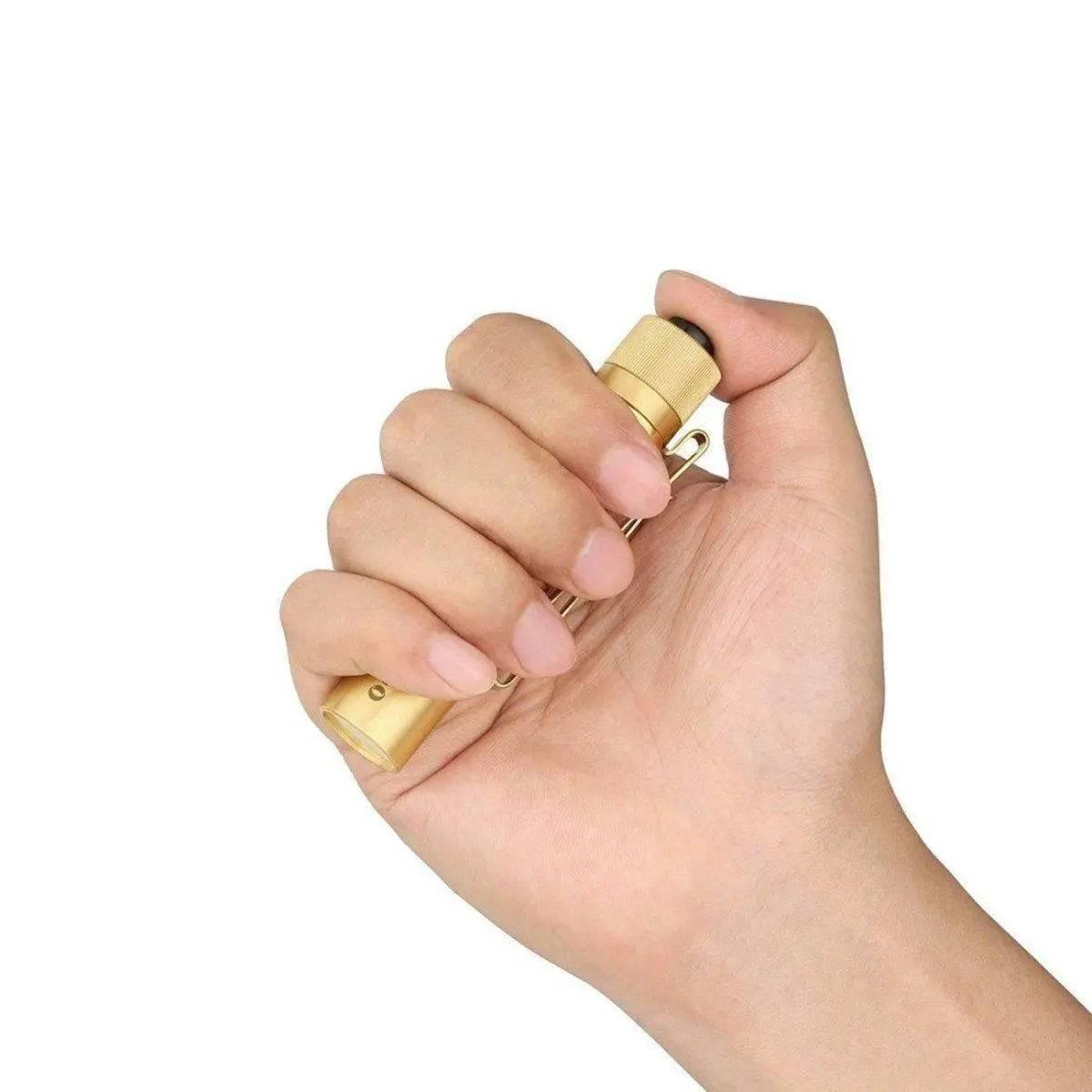 Olight i5T EOS Flashlight Brass (Limited Edition) - NORTH RIVER OUTDOORS