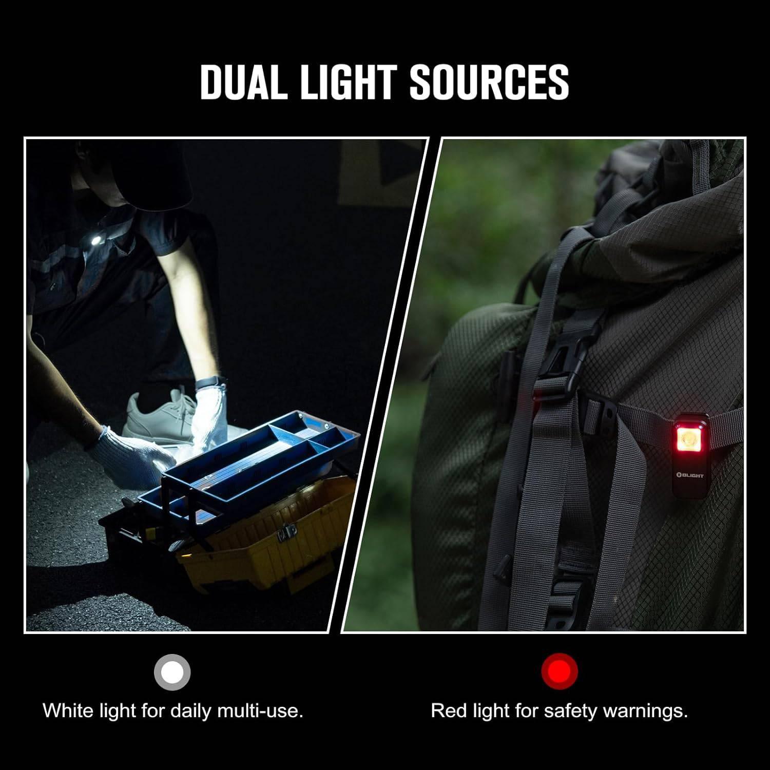 OLIGHT Oclip Rechargeable Flashlight 300 Lumens USB C Charging - NORTH RIVER OUTDOORS