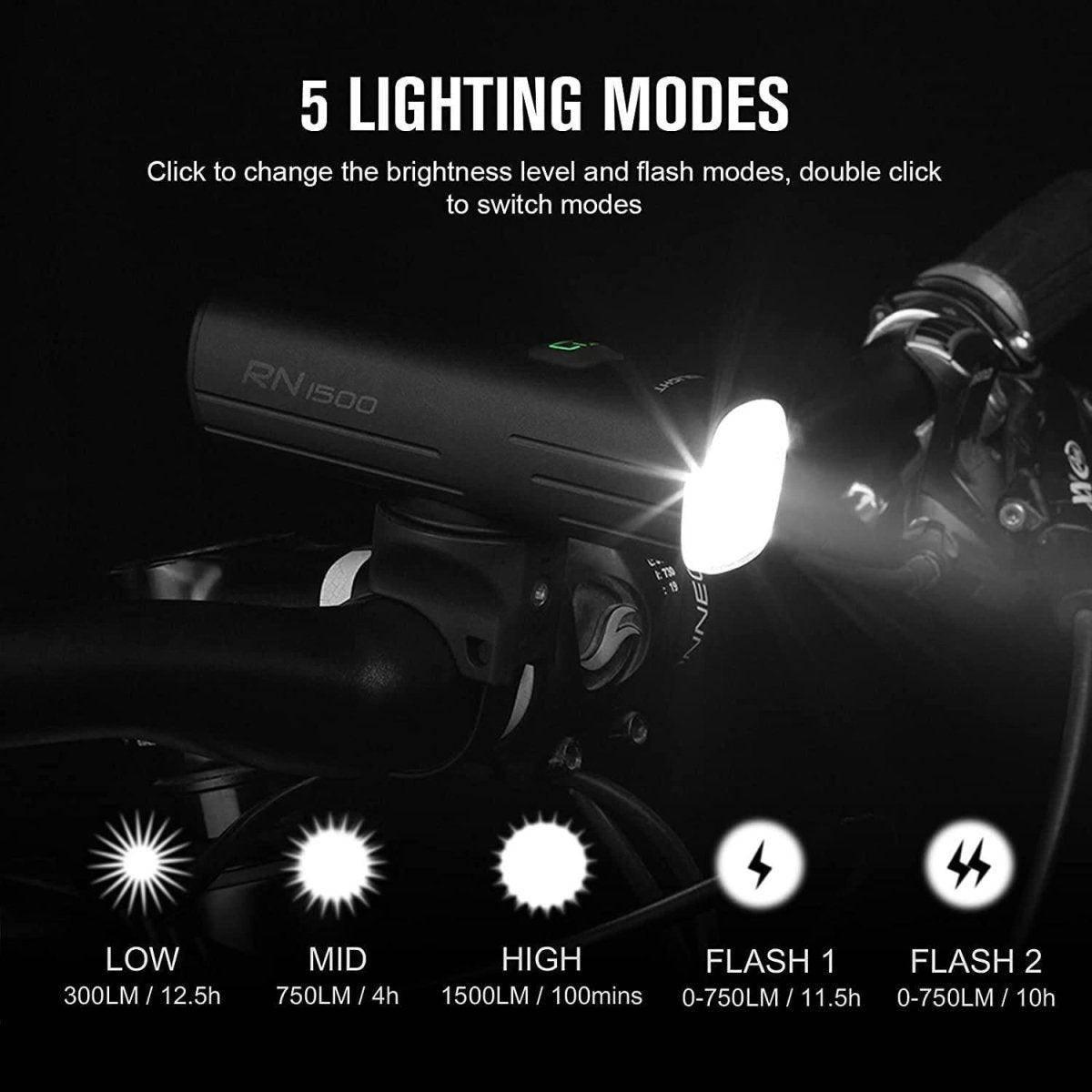 Olight RN 1500 Bike Light (1,500 lumen) - NORTH RIVER OUTDOORS