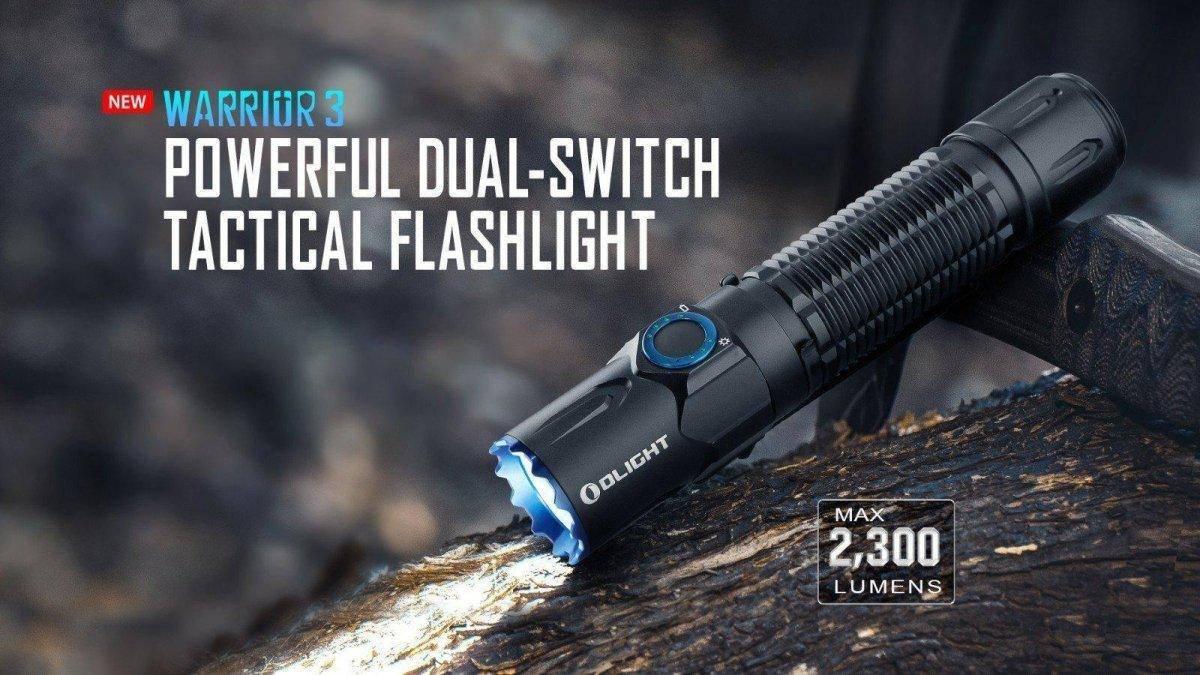 Olight Warrior 3 Pro Flashlight (2300 lumens) - NORTH RIVER OUTDOORS