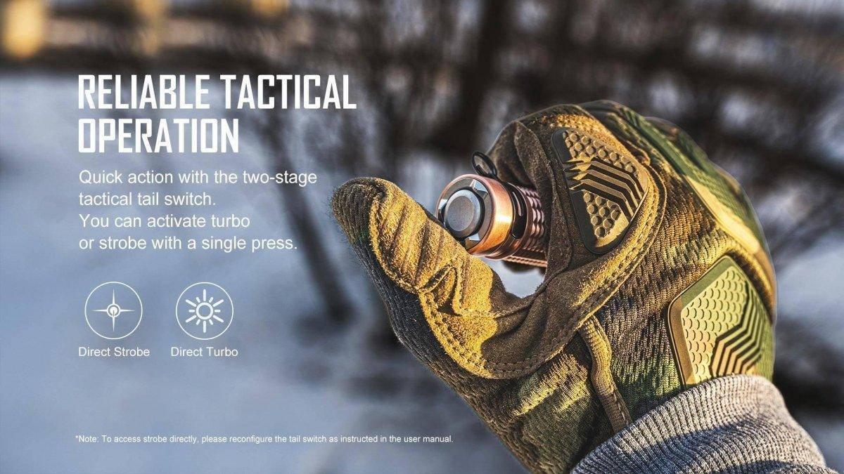 Warrior Mini 2 Copper Limited Ed EDC Tactical Light (1750 Lumens) - NORTH RIVER OUTDOORS