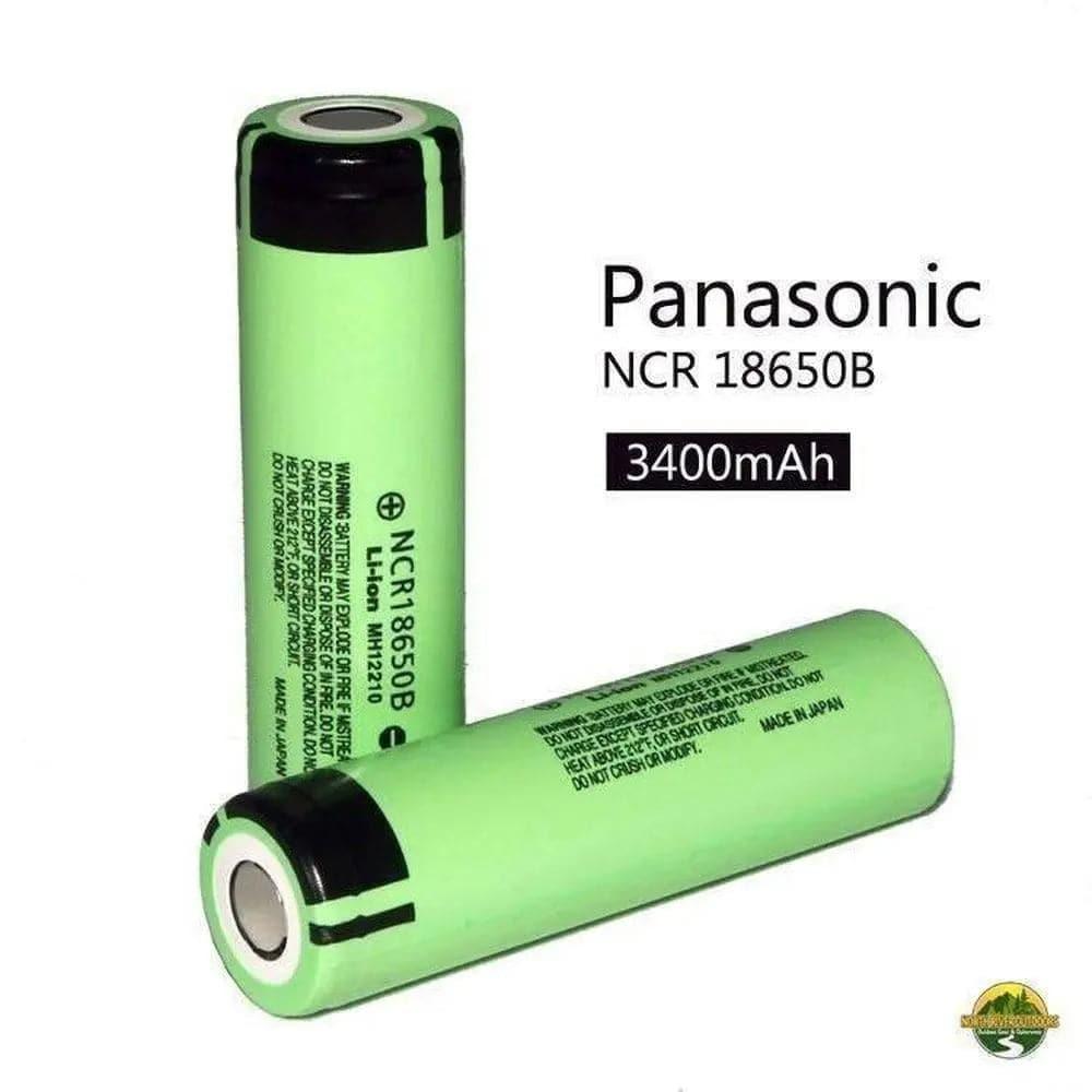 Panasonic 18650 3400mAh Battery - NORTH RIVER OUTDOORS