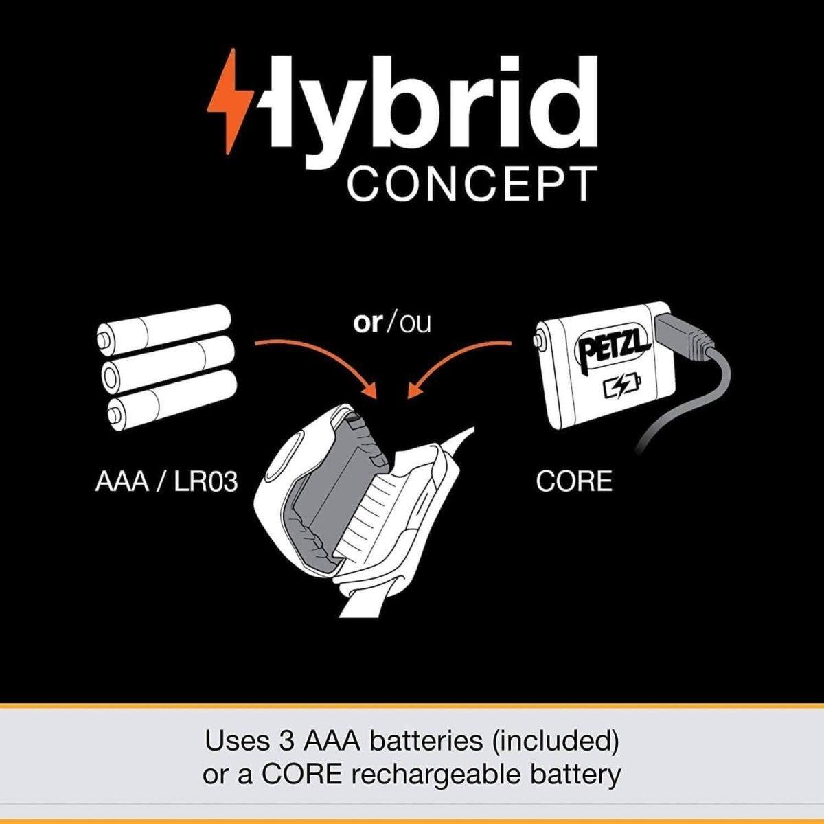 PETZL TACTIKKA +RGB Outdoor Hunting Stealth Headlamp - NORTH RIVER OUTDOORS