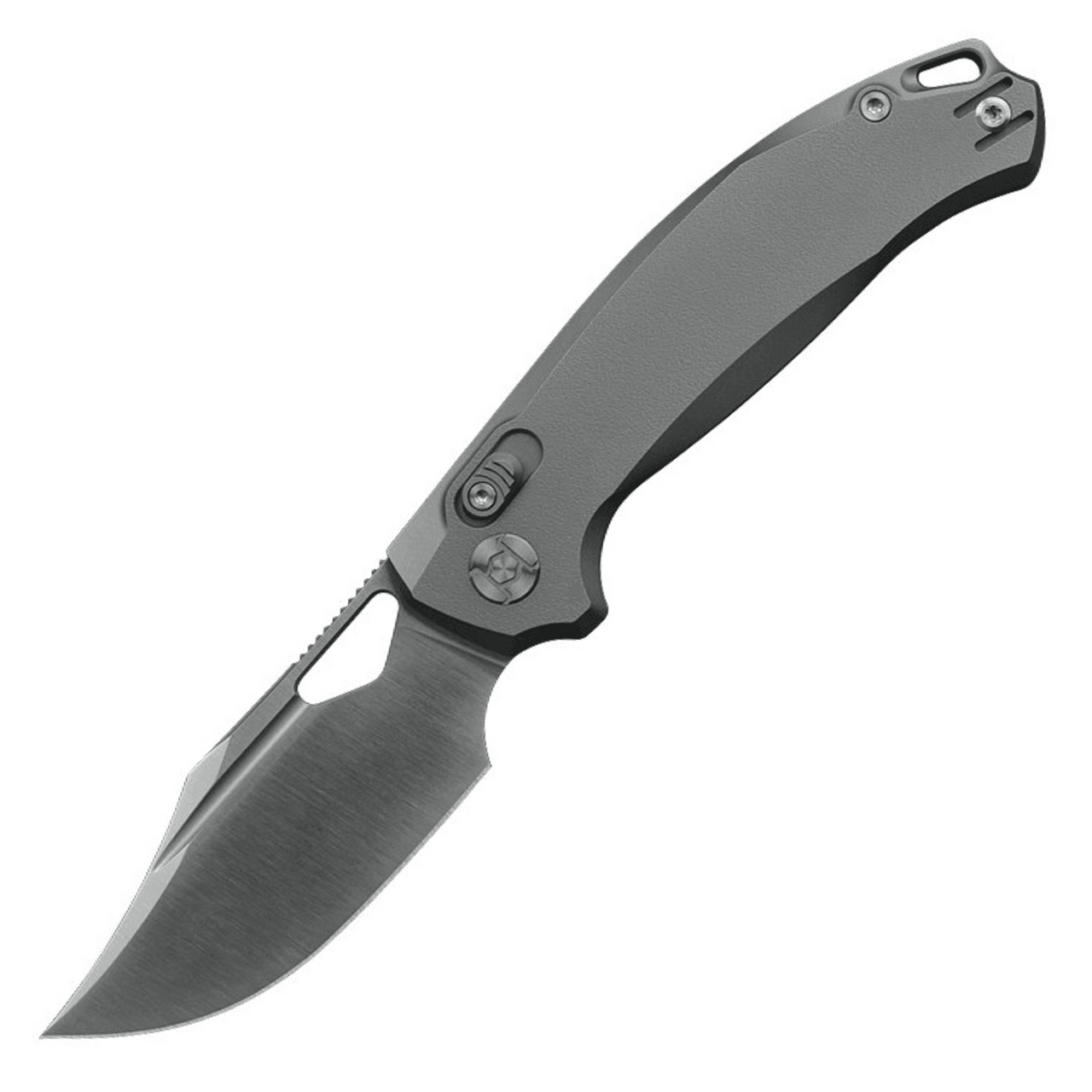 Kunwu Django Orange Peel Ti Satin Elmax Folding Knife X707T-2 - NORTH RIVER OUTDOORS