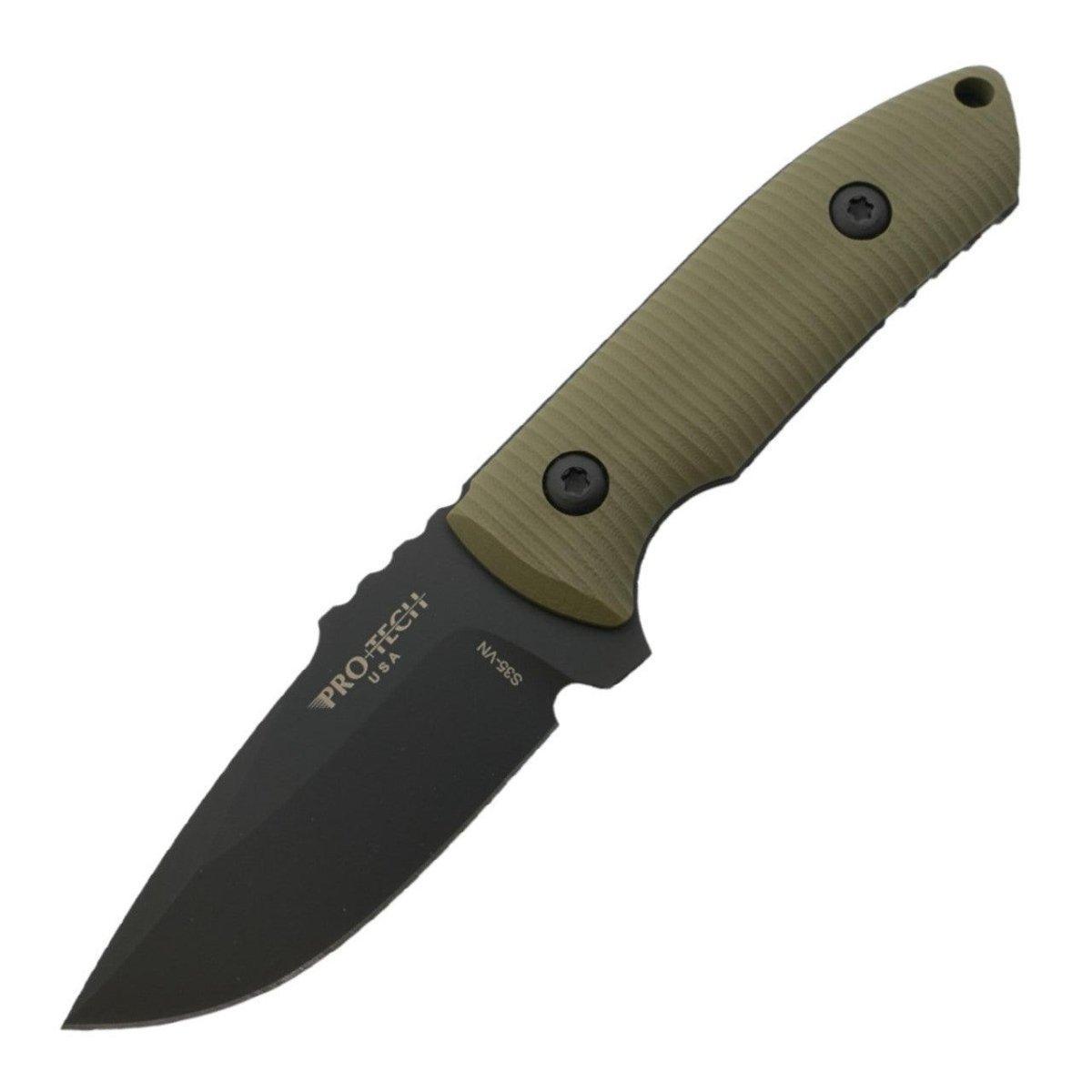 Pro-Tech LG511-Green SBR Fixed Blade Knife 2.875" S35VN - NORTH RIVER OUTDOORS