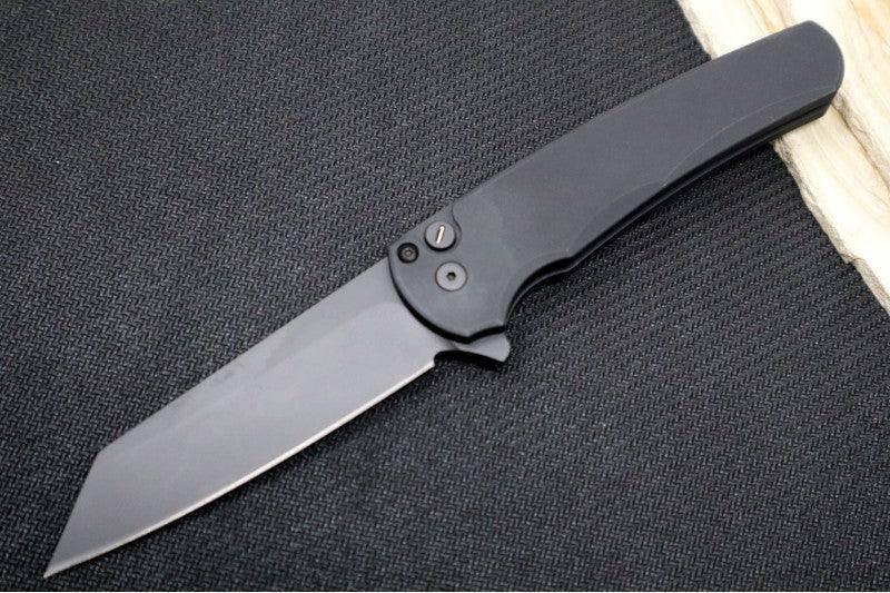Pro-Tech Malibu 5203-OPERATOR DLC Reverse Tanto Flipper Knife (3.3" DLC) - NORTH RIVER OUTDOORS