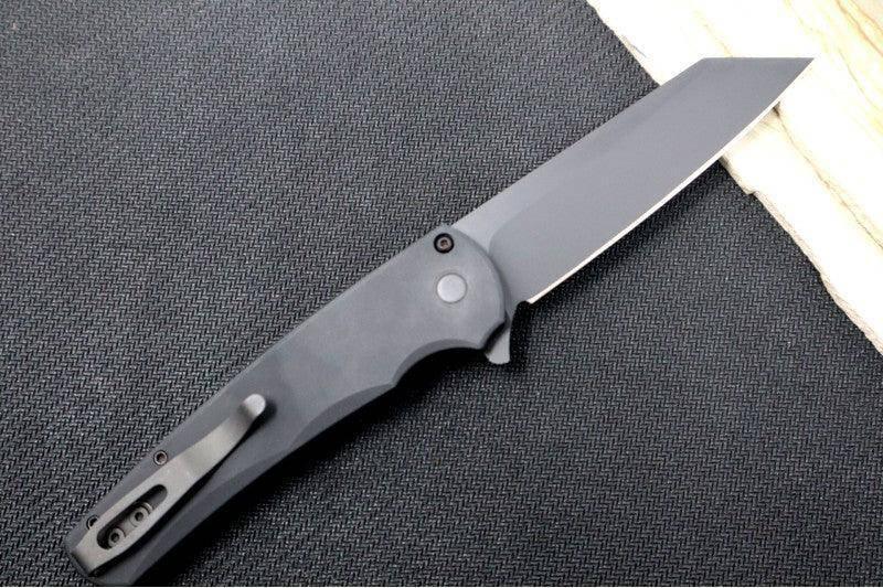 Pro-Tech Malibu 5203-OPERATOR DLC Reverse Tanto Flipper Knife (3.3" DLC) - NORTH RIVER OUTDOORS