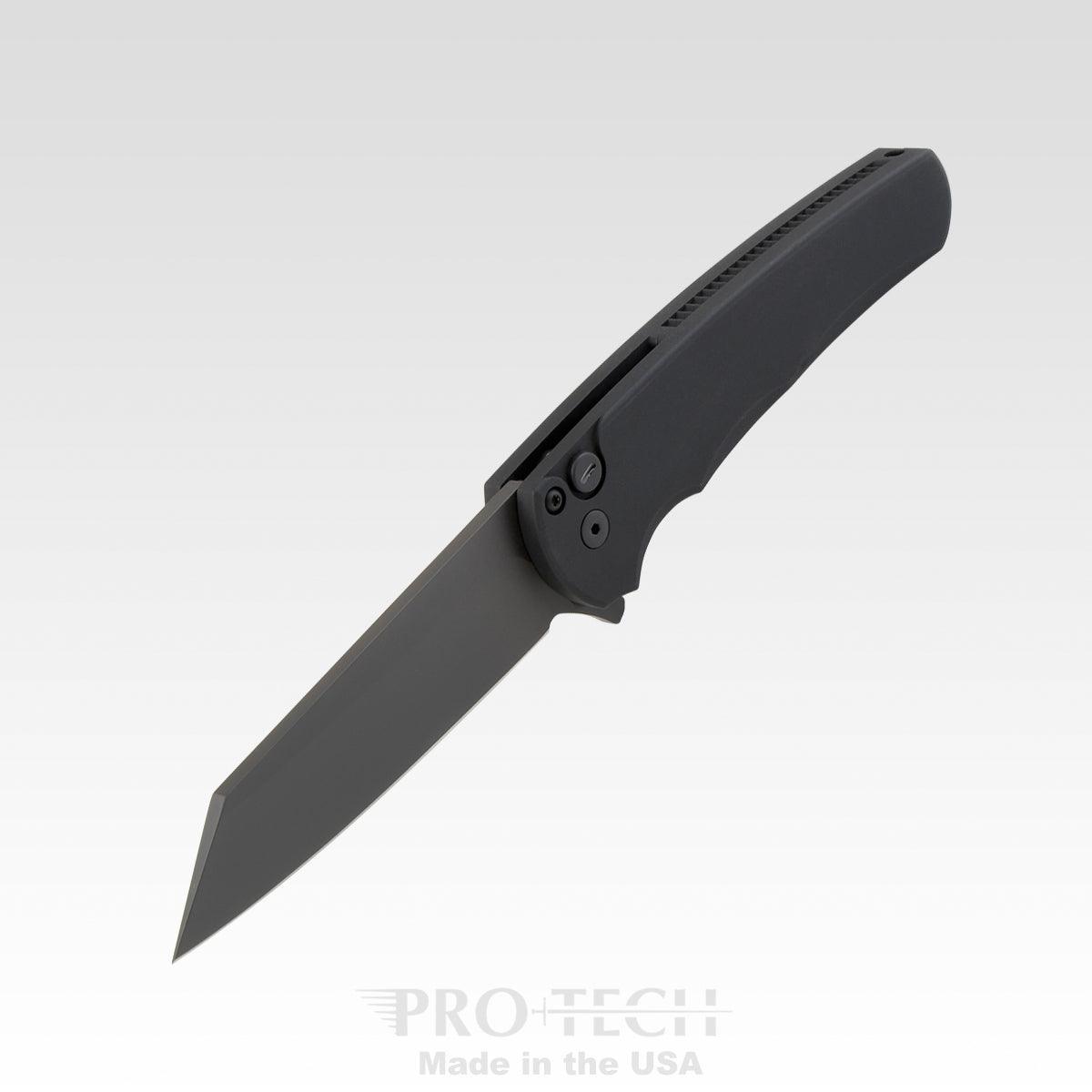 Pro-Tech Malibu Reverse Tanto Flipper Knife (3.3" DLC ) - NORTH RIVER OUTDOORS