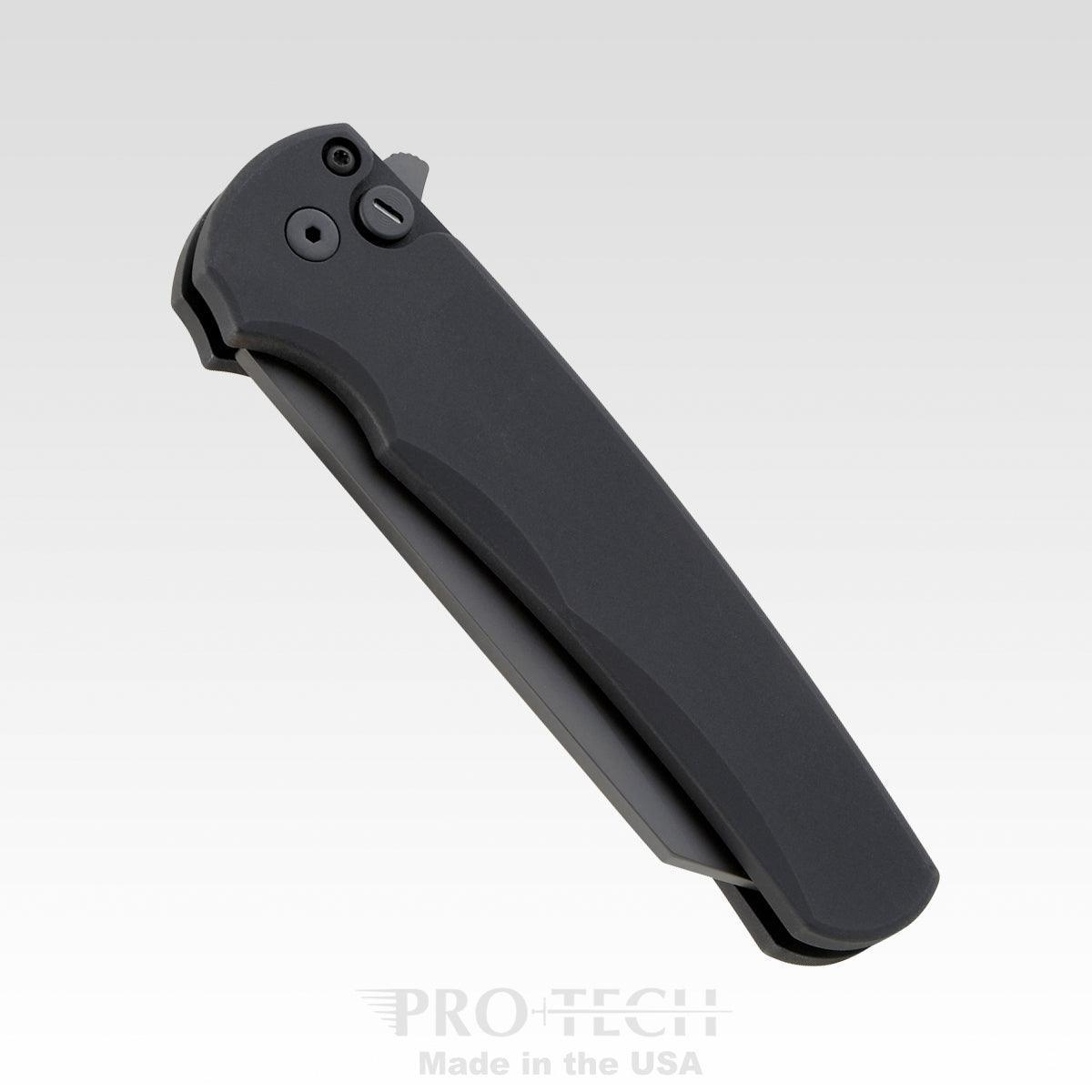 Pro-Tech Malibu Reverse Tanto Flipper Knife (3.3" DLC ) - NORTH RIVER OUTDOORS