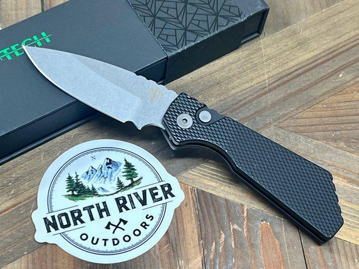 Pro-Tech PT+ PT205 Strider Auto Black Textured Alum 3.06" SW MagnaCut - NORTH RIVER OUTDOORS