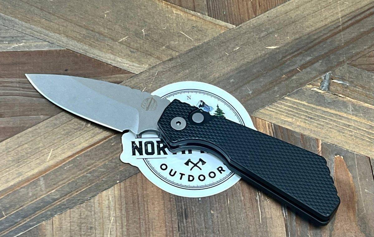Pro-Tech PT+ PT205 Strider Auto Black Textured Alum 3.06" SW MagnaCut - NORTH RIVER OUTDOORS