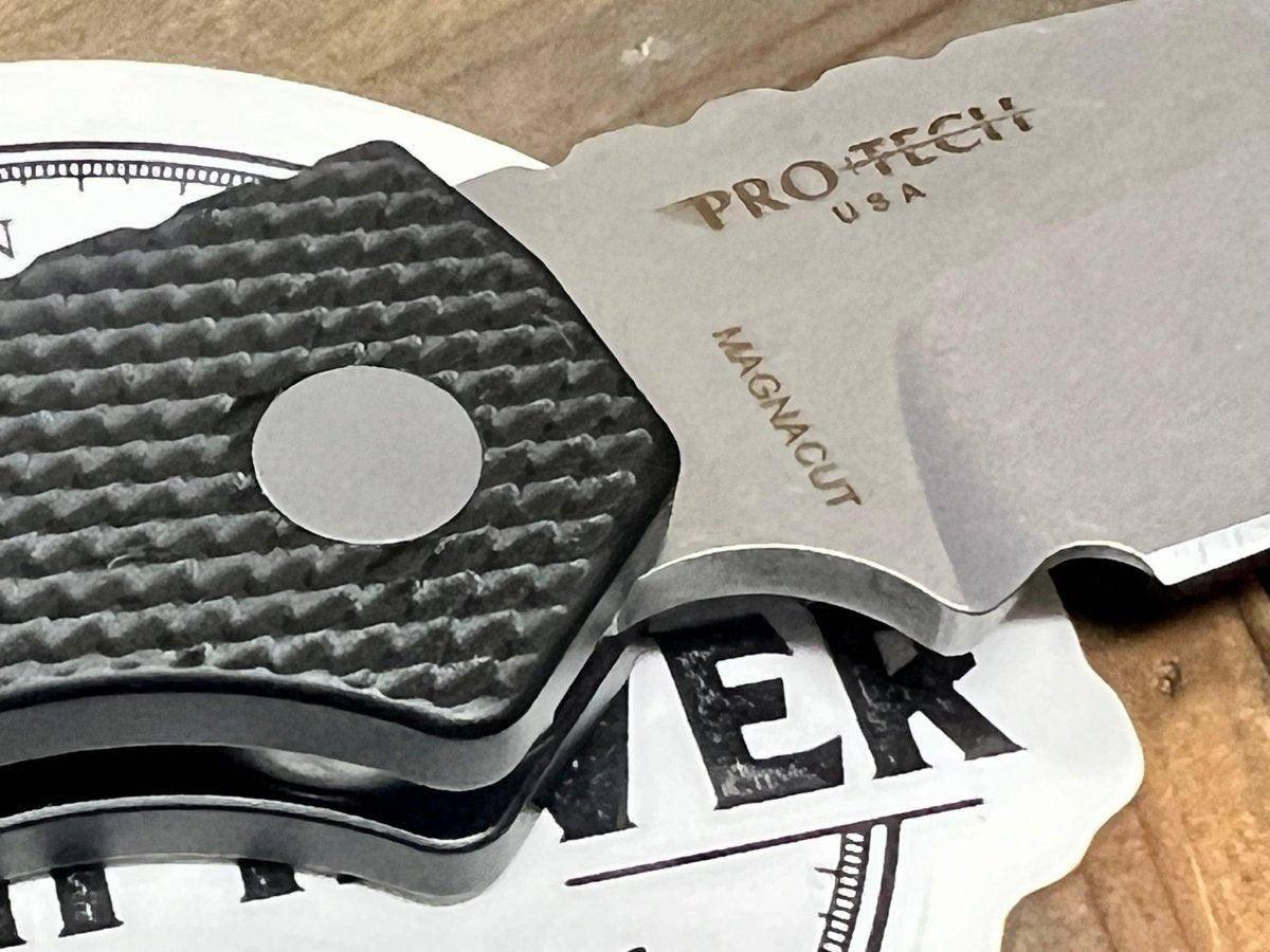 Pro-Tech PT+ PT205 Strider Auto Black Textured Alum 3.06" SW MagnaCut - NORTH RIVER OUTDOORS