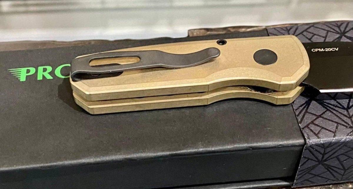 Pro-Tech Runt 5 R5112 Auto Solid Bronze (1.9" 20CV Black DLC) - NORTH RIVER OUTDOORS