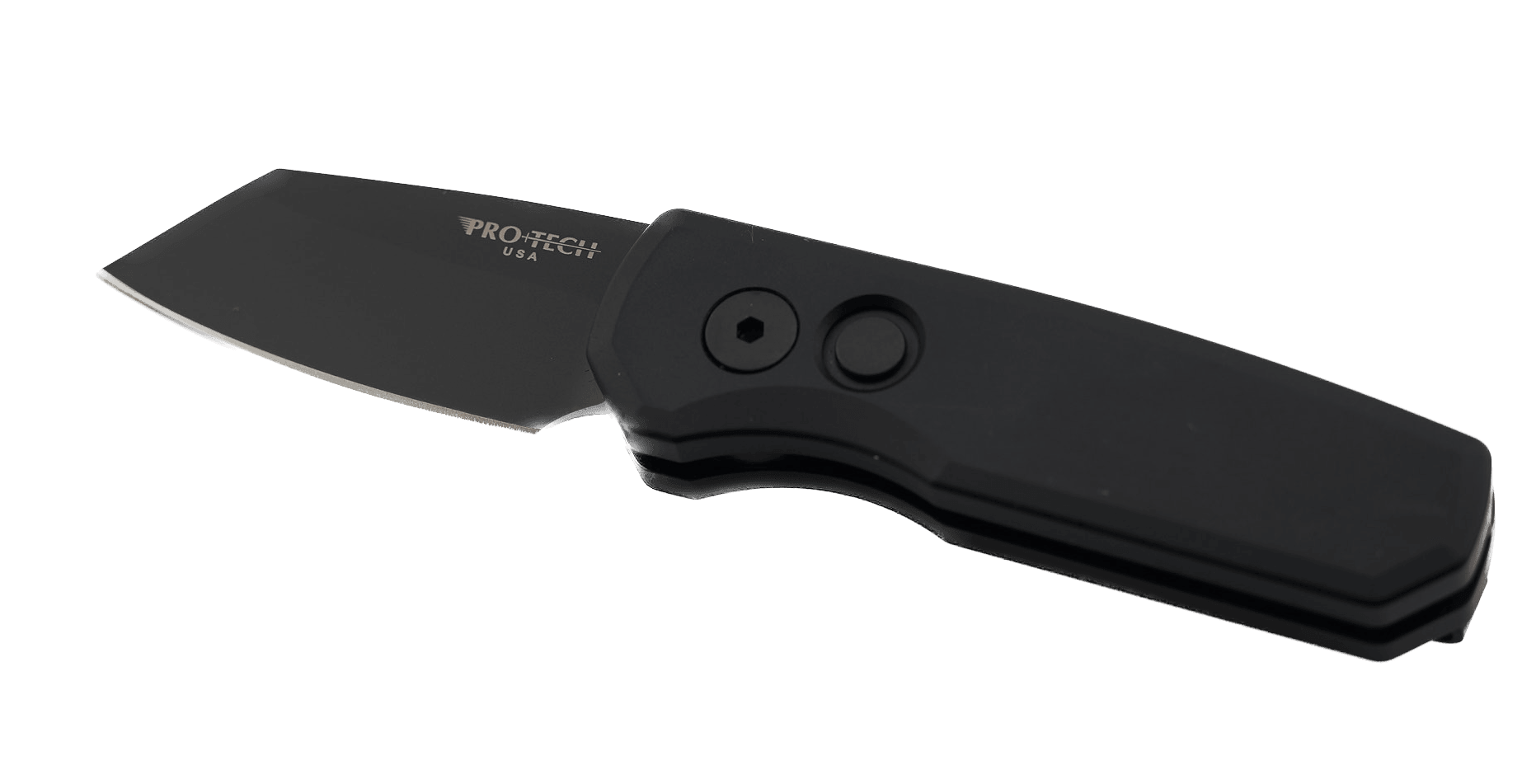 Pro-Tech Runt 5 R5403 Black Magnacut DLC Reverse Tanto Blade (USA) - NORTH RIVER OUTDOORS