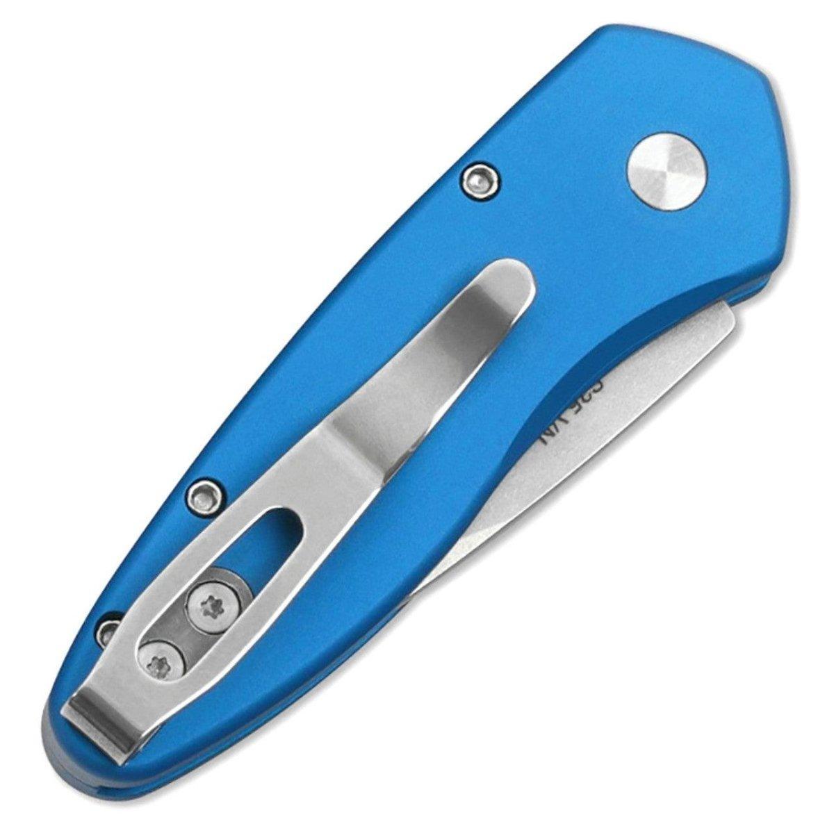 Pro-Tech Sprint Blue Auto Knife (1.95" Stonewash Blade) 2905-BLUE - NORTH RIVER OUTDOORS