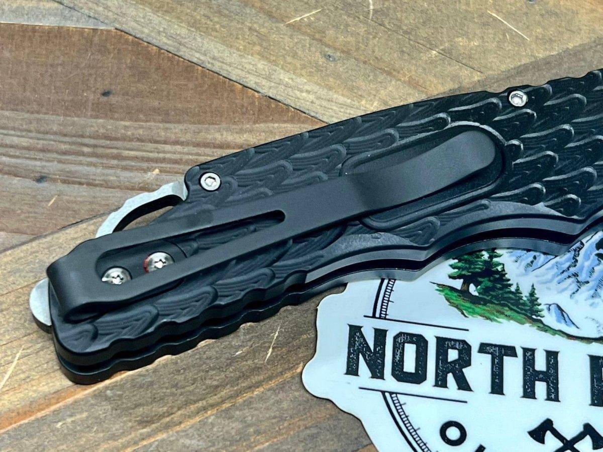 Pro-Tech T530-DAMA Tactical Response 5 Auto Knife (3.25" Black) Damascus - NORTH RIVER OUTDOORS