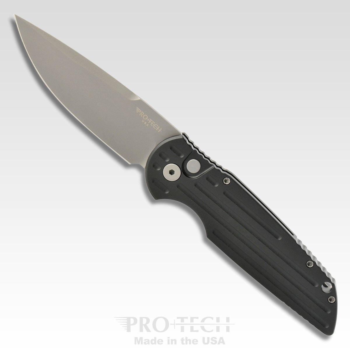 Pro-Tech TR-3 Tactical Response Auto Knife (3.5" Bead Blasted Plain) - NORTH RIVER OUTDOORS