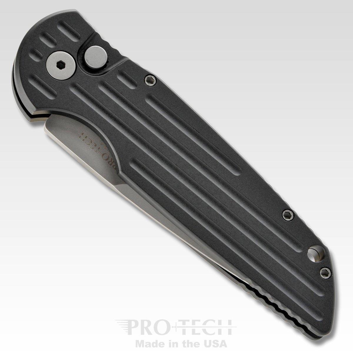 Pro-Tech TR-3 Tactical Response Auto Knife (3.5" Bead Blasted Plain) - NORTH RIVER OUTDOORS