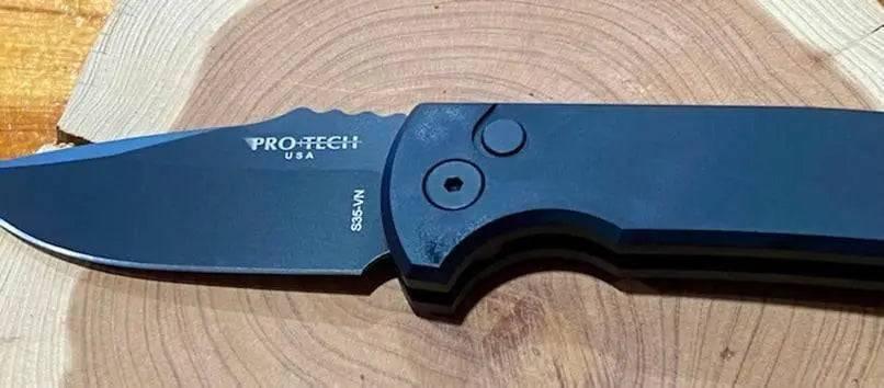 Protech Knives LG403 Les George SBR Black DLC (USA) - NORTH RIVER OUTDOORS