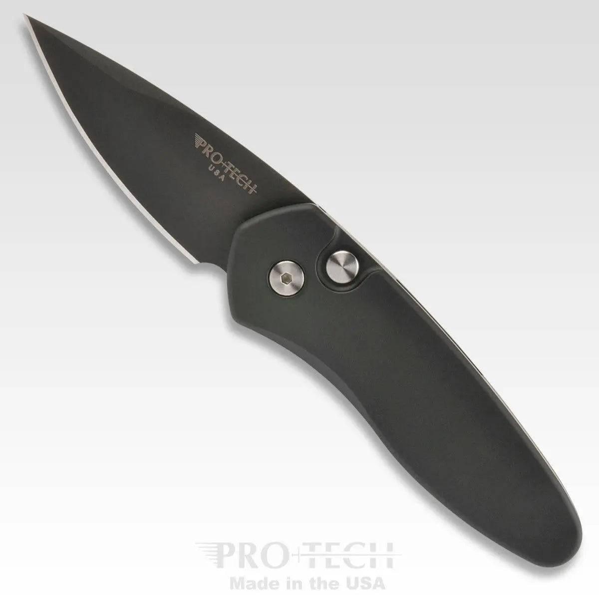 Protech Sprint Black Automatic Knife (1.95" Black) 2907 - NORTH RIVER OUTDOORS