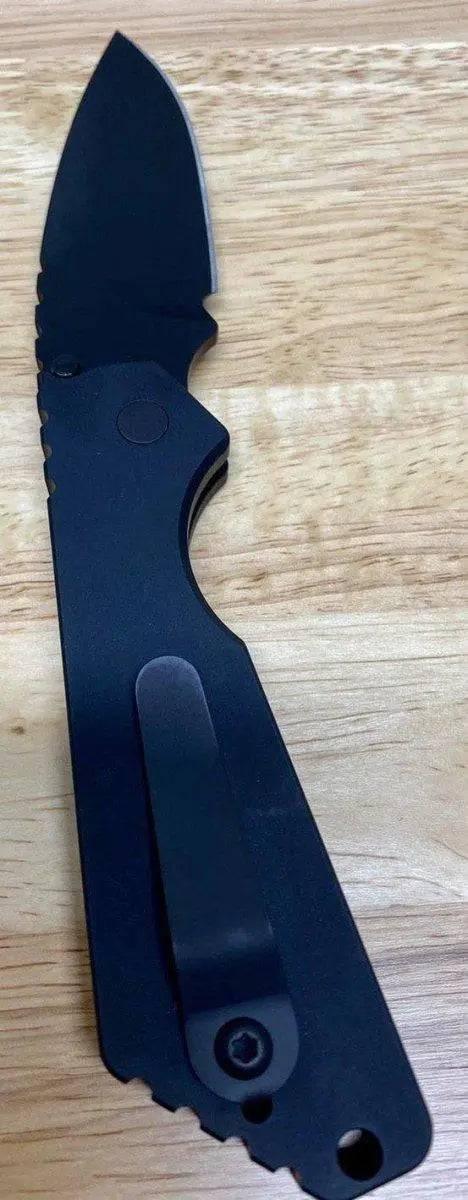 Protech Strider SnG Auto 2403-OP Operator Black W/Tritium Button - NORTH RIVER OUTDOORS