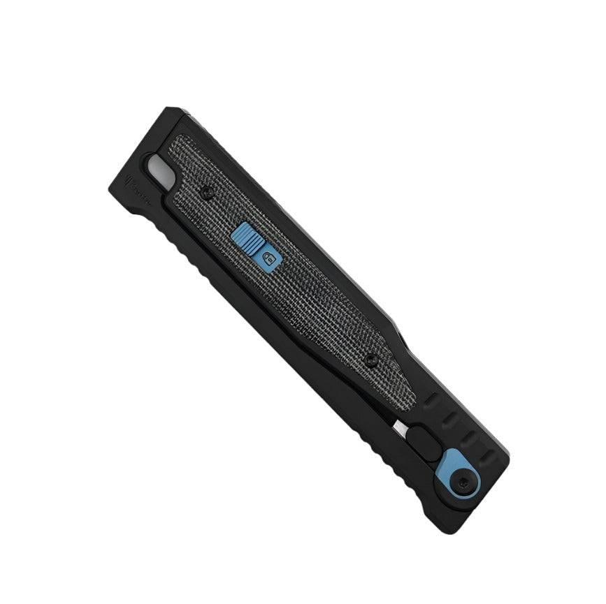 REATE EXO GRAVITY KNIFE PVD TITANIUM/BLACK MICARTA 3.75" DROP POINT TWO TONE PVD - NORTH RIVER OUTDOORS