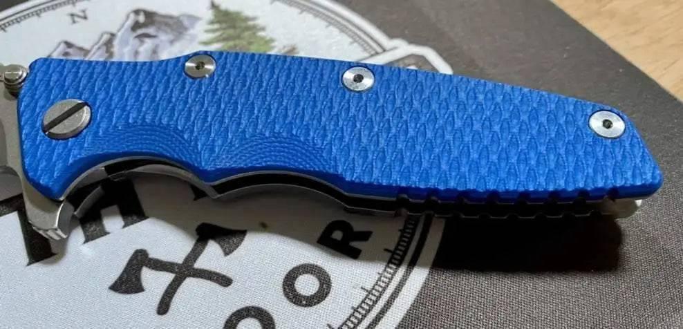 Hinderer Eklipse Harpoon Spanto Battle Blue Knife Stonewash G10 - NORTH RIVER OUTDOORS