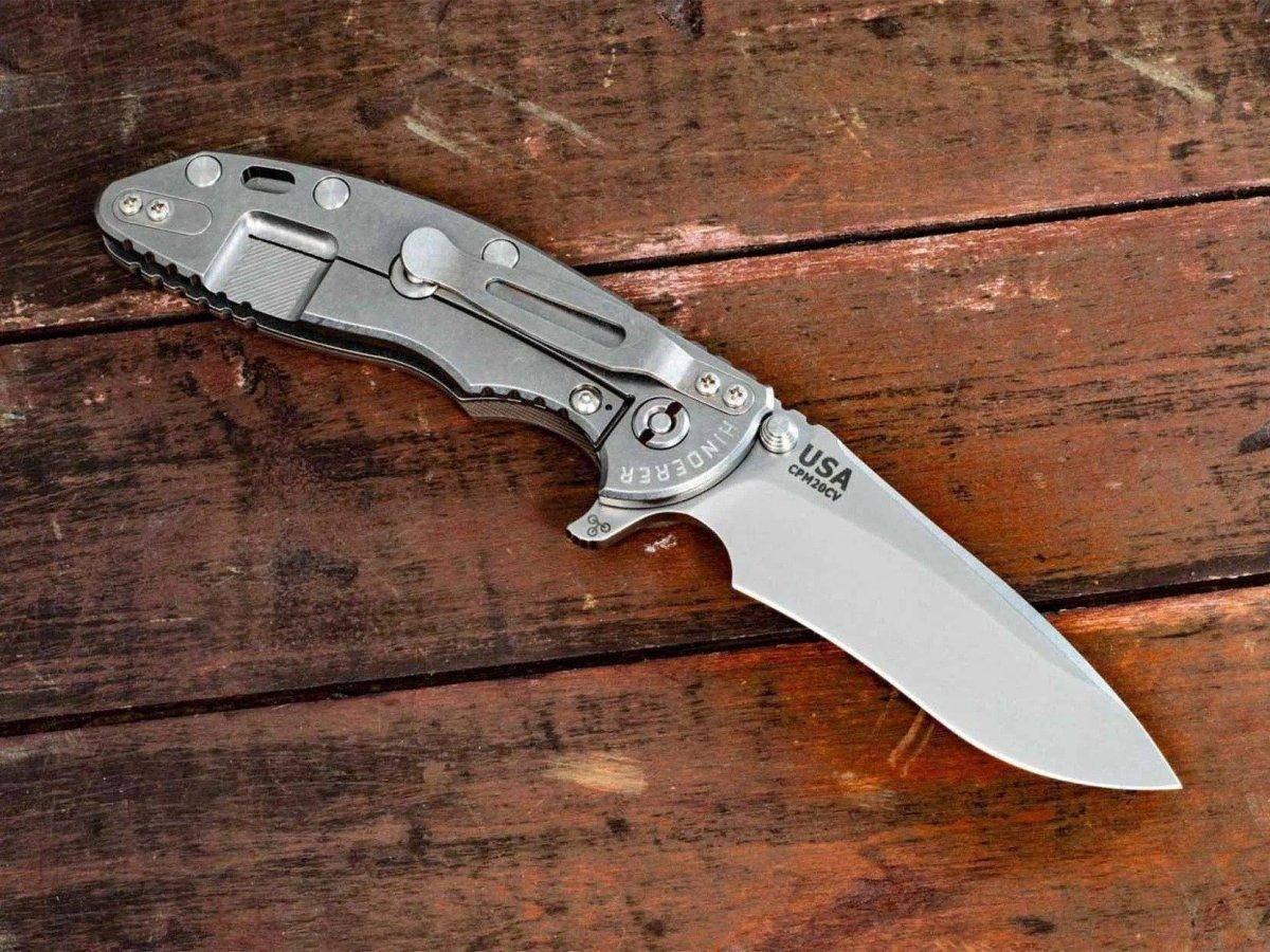 Hinderer XM-18 3.5″ Recurve Stonewash FDE G10 - NORTH RIVER OUTDOORS