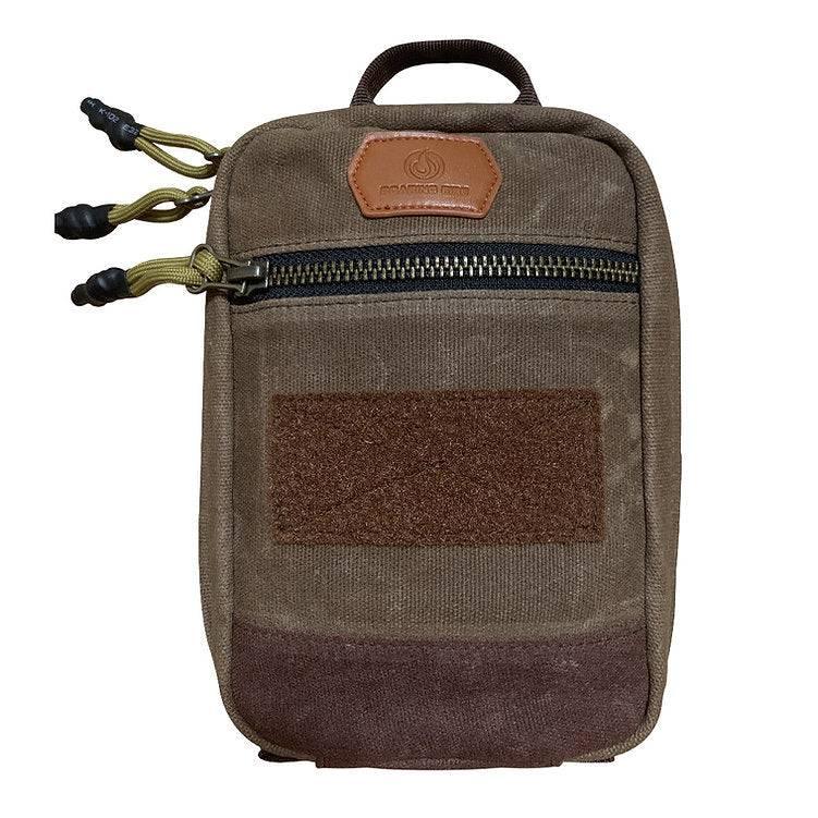 Roaring Fire Smolder Waxed Canvas Gear Organizer Pouch - NORTH RIVER OUTDOORS