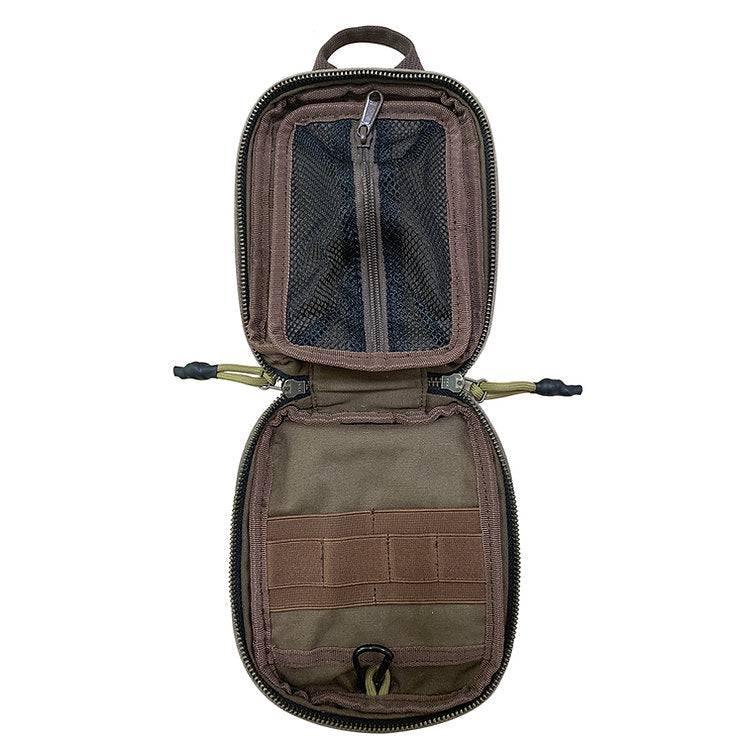 Roaring Fire Smolder Waxed Canvas Gear Organizer Pouch - NORTH RIVER OUTDOORS