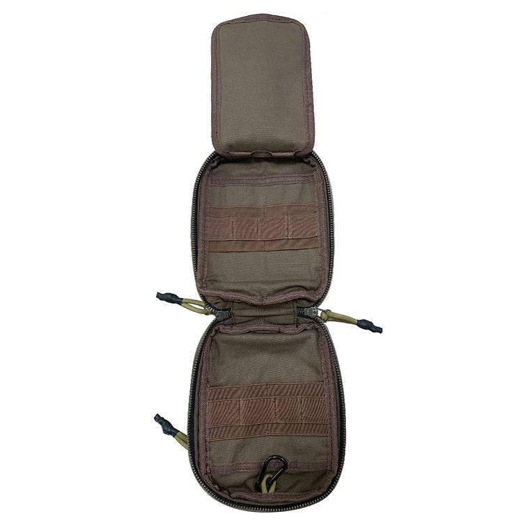 Roaring Fire Smolder Waxed Canvas Gear Organizer Pouch - NORTH RIVER OUTDOORS
