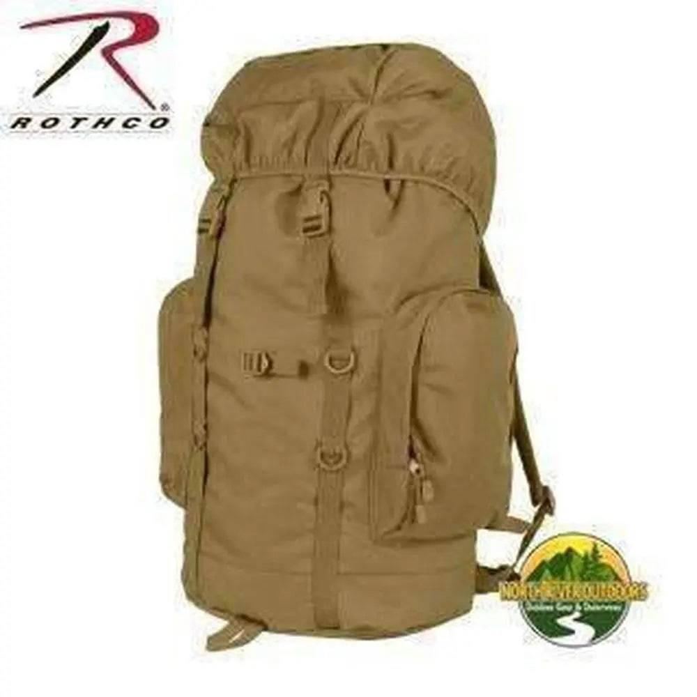 Rothco Tactical Backpack - 25L, Coyote Brown - NORTH RIVER OUTDOORS