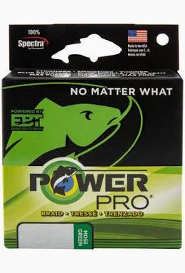 PowerPro Braided Spectra Fiber 80lb 150yd Moss Green - NORTH RIVER OUTDOORS