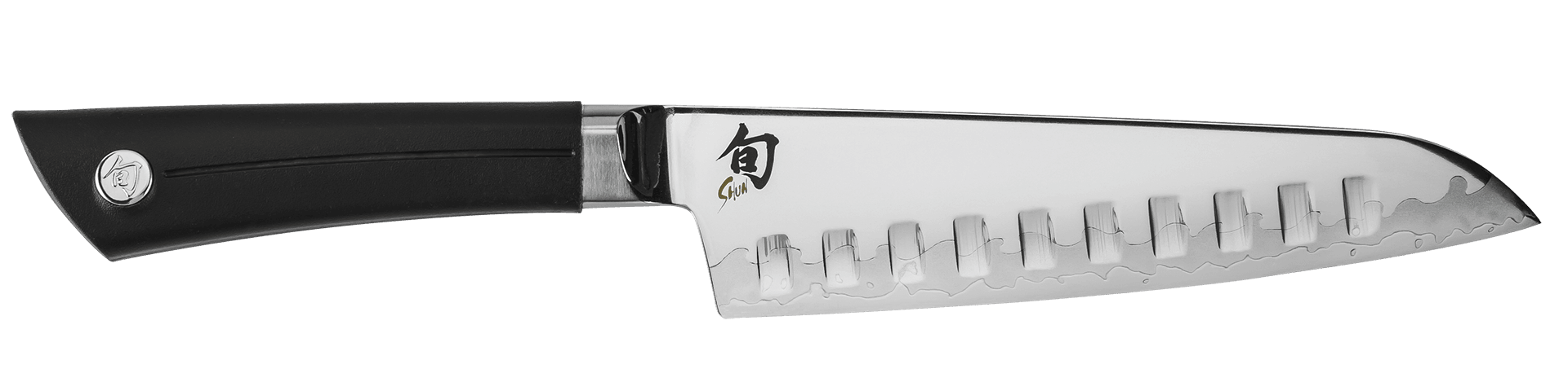 Shun VB0718 Sora Santoku Knife 7" Blade TPE Polymer Handle - NORTH RIVER OUTDOORS
