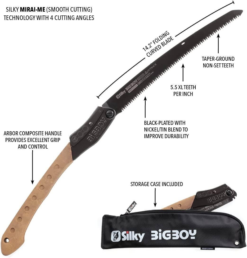 Silky 754-36 Bigboy Outback Edition 14.25" Curved Folding Saw - NORTH RIVER OUTDOORS