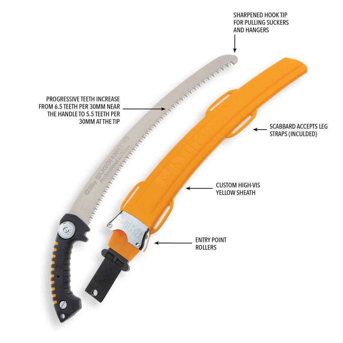 Silky SUGOI 420mm Arborist Hand Saw (390-42) - NORTH RIVER OUTDOORS