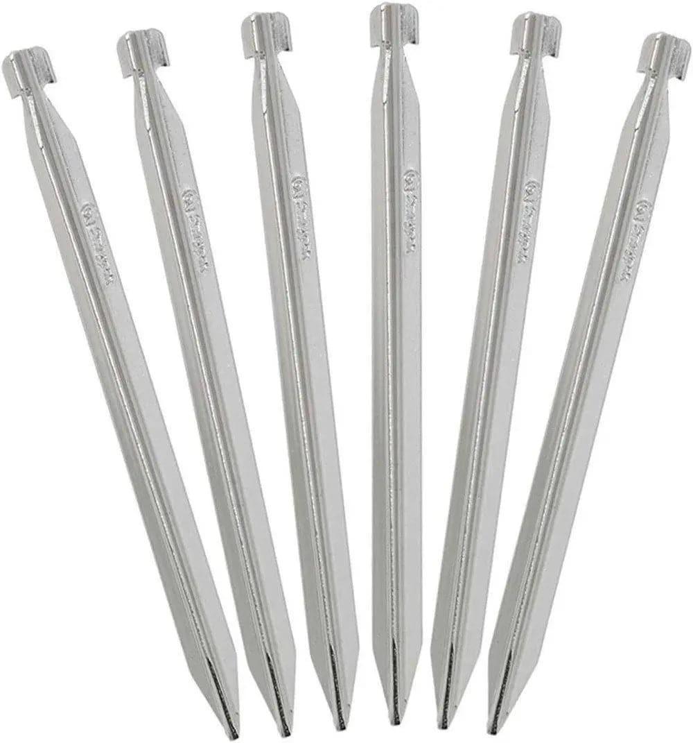 Snugpak Alloy Tent Stakes (6-PACK) - NORTH RIVER OUTDOORS