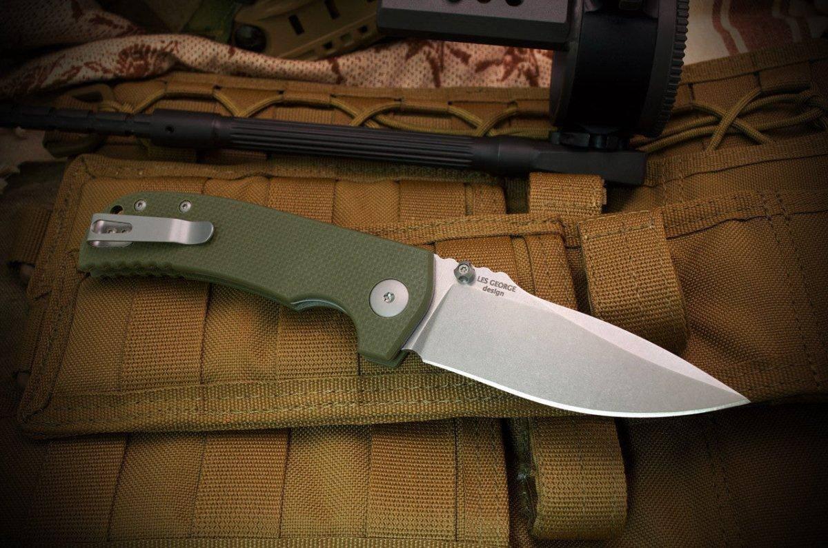 Spartan Field Grade Les George Astor SFBL8CR Folding Knife 3.625" CTS-XHP OD - NORTH RIVER OUTDOORS