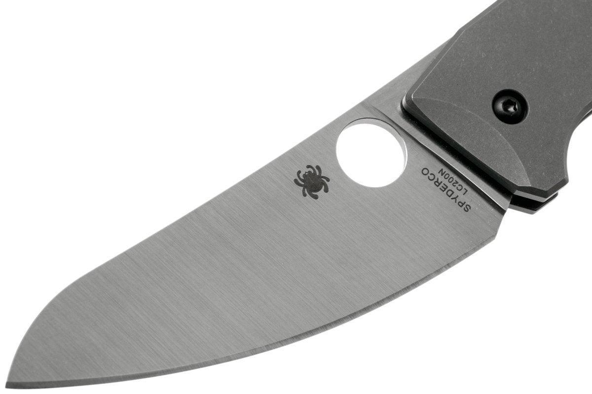 Spyderco C211TIP SpydieChef Folding Knife 3.32" LC200 Titanium - NORTH RIVER OUTDOORS