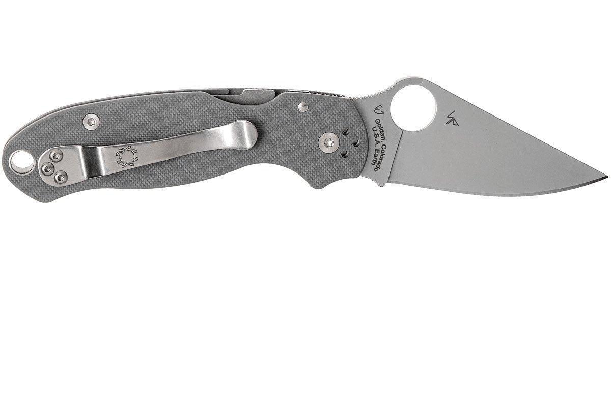 Spyderco C223GPDGY Para 3 Maxamet Knife (USA) - NORTH RIVER OUTDOORS
