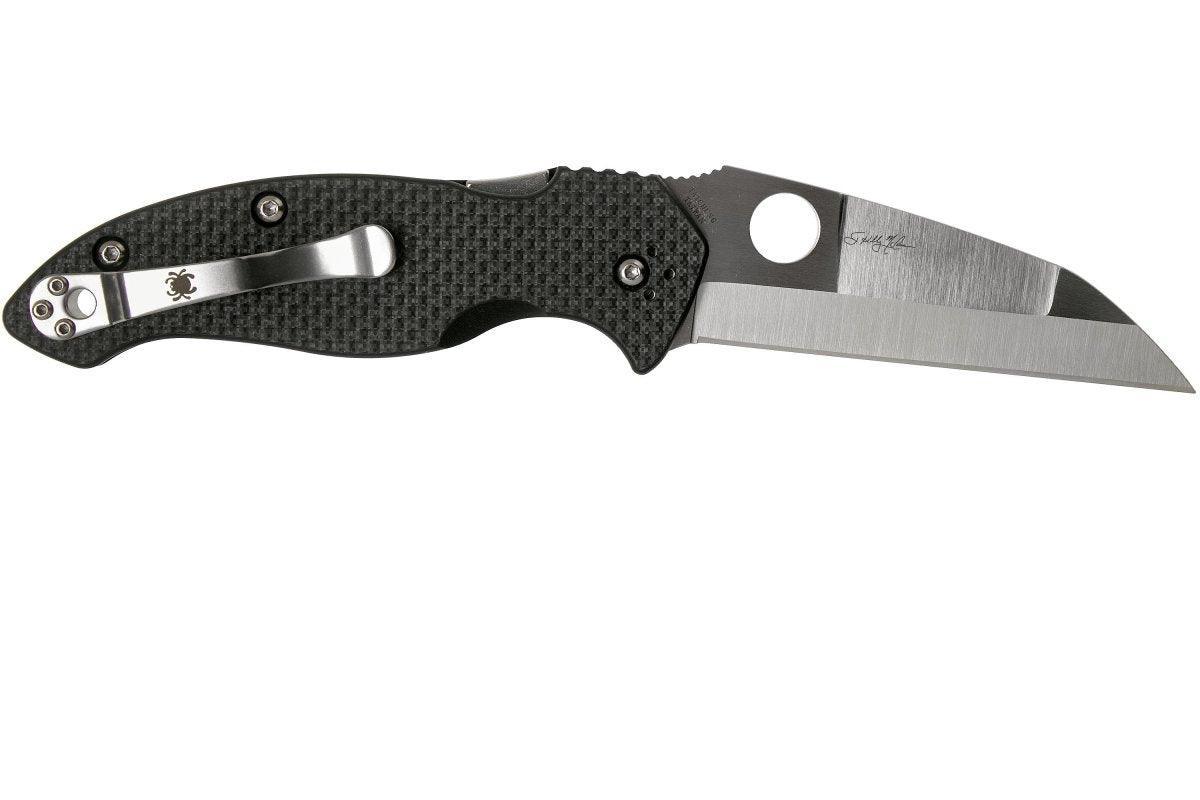 Spyderco C248CFP Kelly McCann Canis Folding Knife 3.36" S30V - NORTH RIVER OUTDOORS