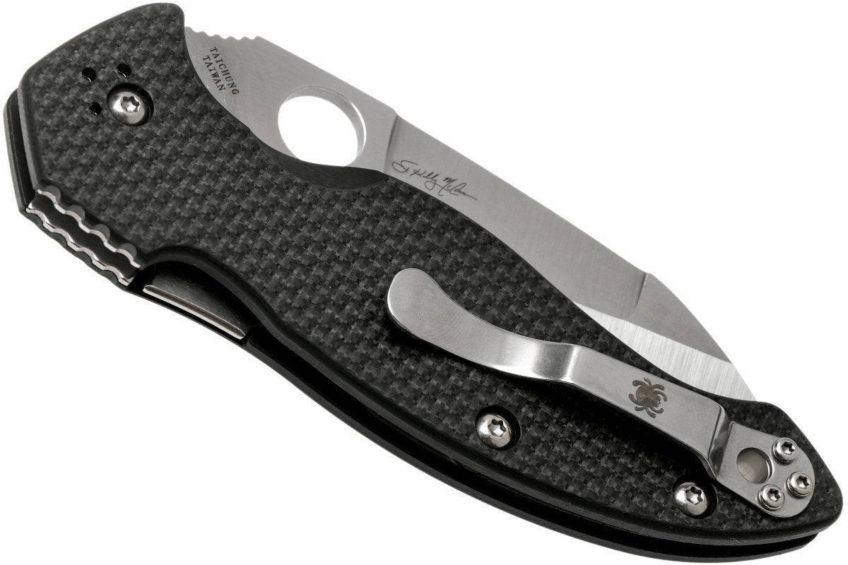 Spyderco C248CFP Kelly McCann Canis Folding Knife 3.36" S30V - NORTH RIVER OUTDOORS