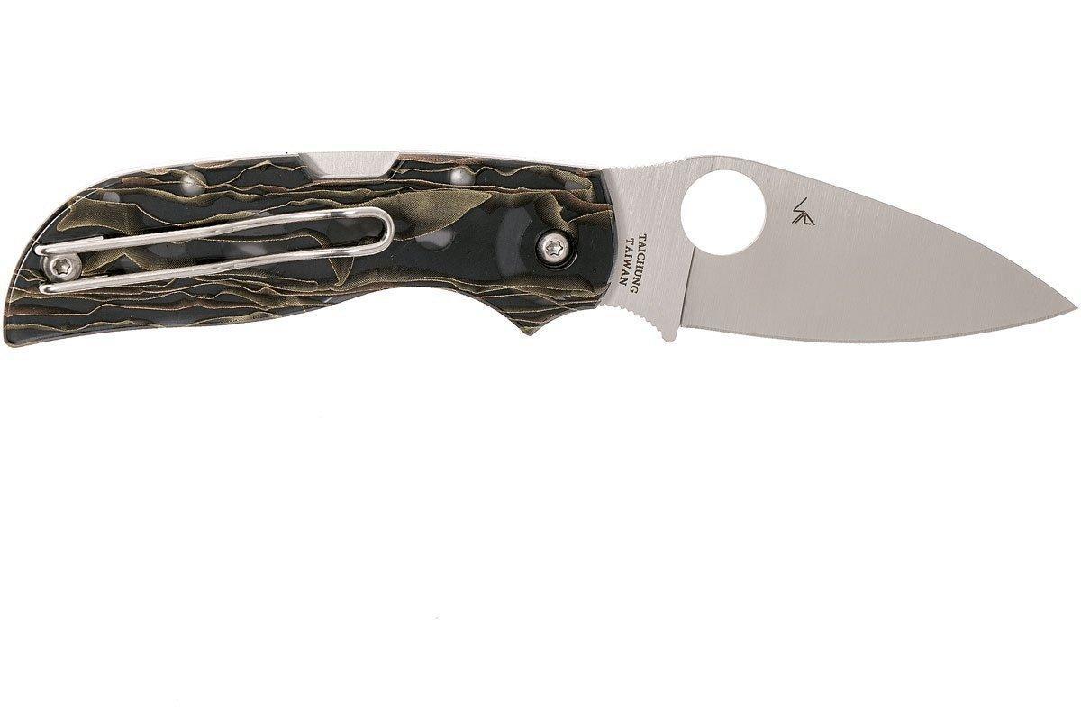 Spyderco Chaparral C152RNP Folding Knife 2.8" CTS XHP Satin Plain Blade, Raffir Noble Handles - NORTH RIVER OUTDOORS