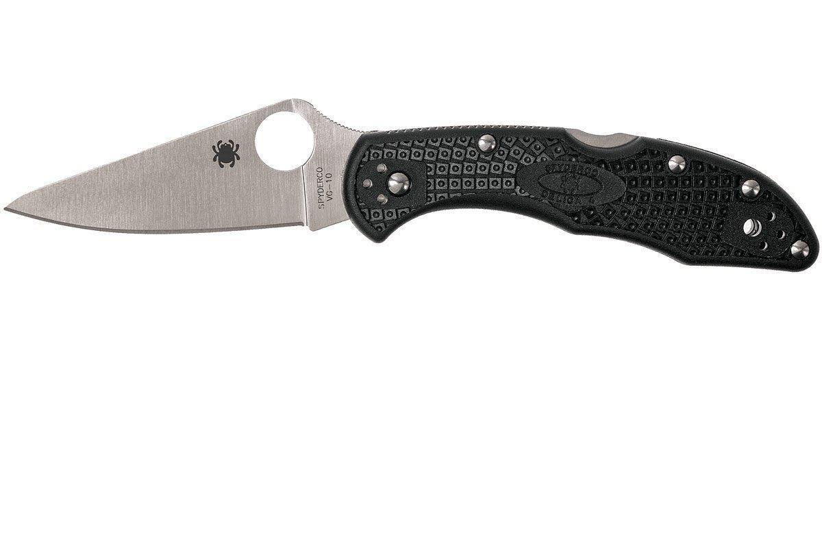 Spyderco Delica 4 C11FPBK Flat Ground 2-7/8" VG10 - NORTH RIVER OUTDOORS